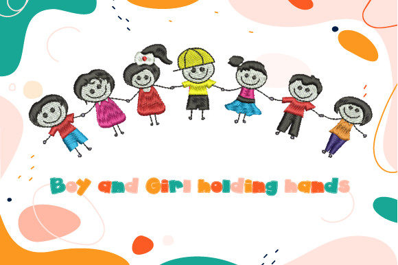 Boy and Girl Holding Hands
