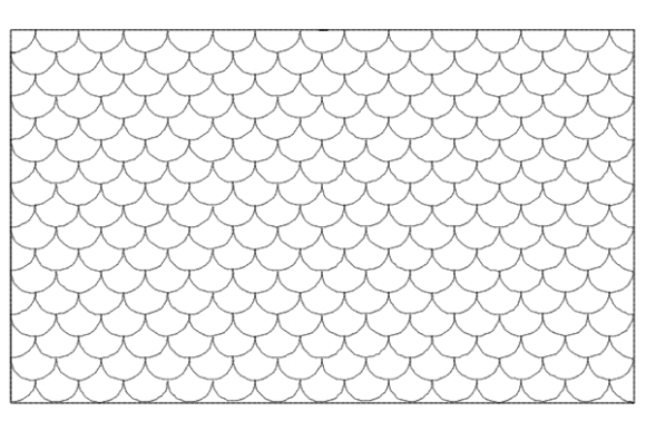 Fish Scale Pattern Pocket Reading Pillow