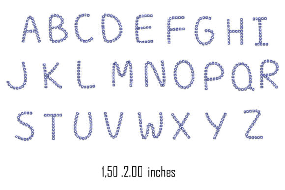 Font: A Quirky, Versatile Embroidery Alphabet