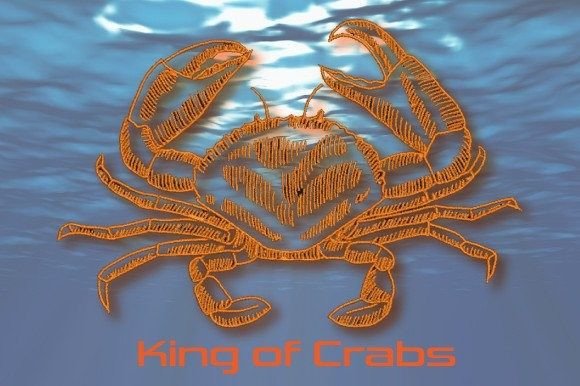 King of Crabs Embroidery Review