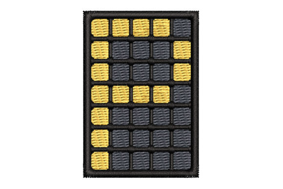 LED Scoreboard Effect Letter P
