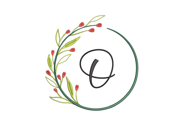 Monogram O: A Floral Monogram for Small Business Branding
