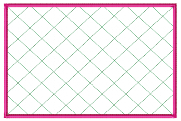 Mug Rug Diamond in the Hoop