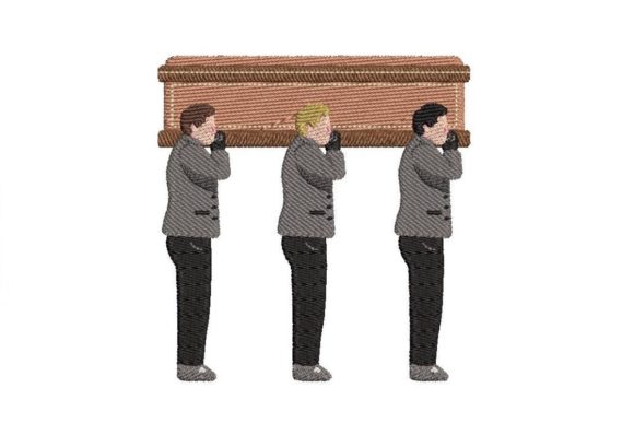 Pallbearers Carrying a Casket